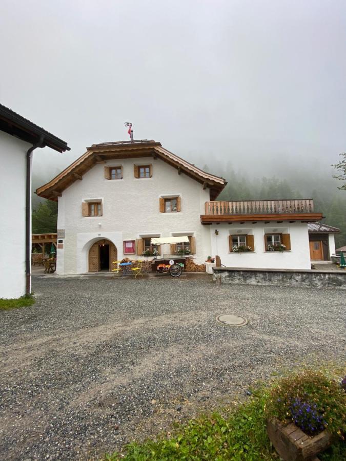 Alpengasthof Crusch Alba Ed Alvetern, S-Charl Scuol Dış mekan fotoğraf
